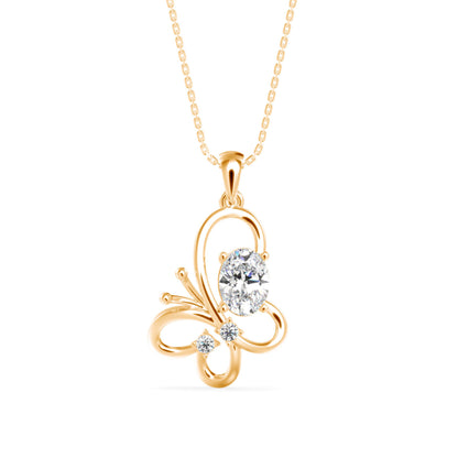 Emblem Diamond Pendant P1238