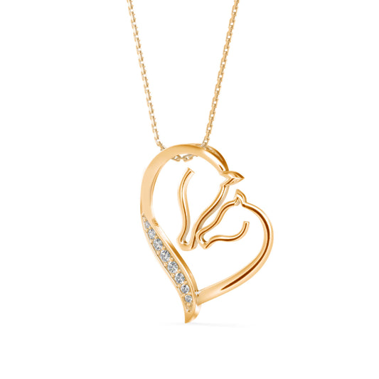 Emblem Diamond Pendant P1272