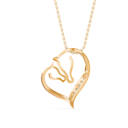 Emblem Diamond Pendant P1272