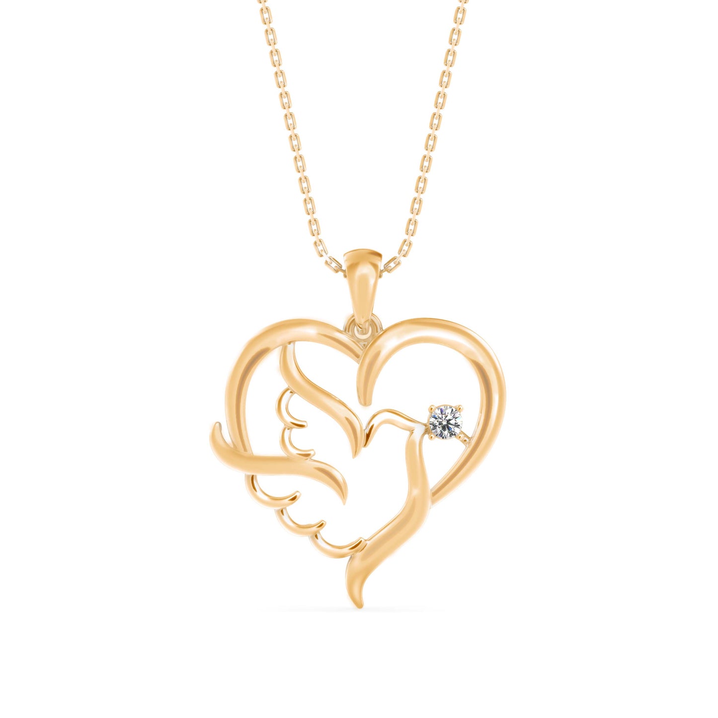 Emblem Diamond Pendant P1273