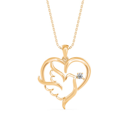 Emblem Diamond Pendant P1273