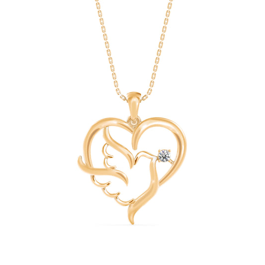 Emblem Diamond Pendant P1273