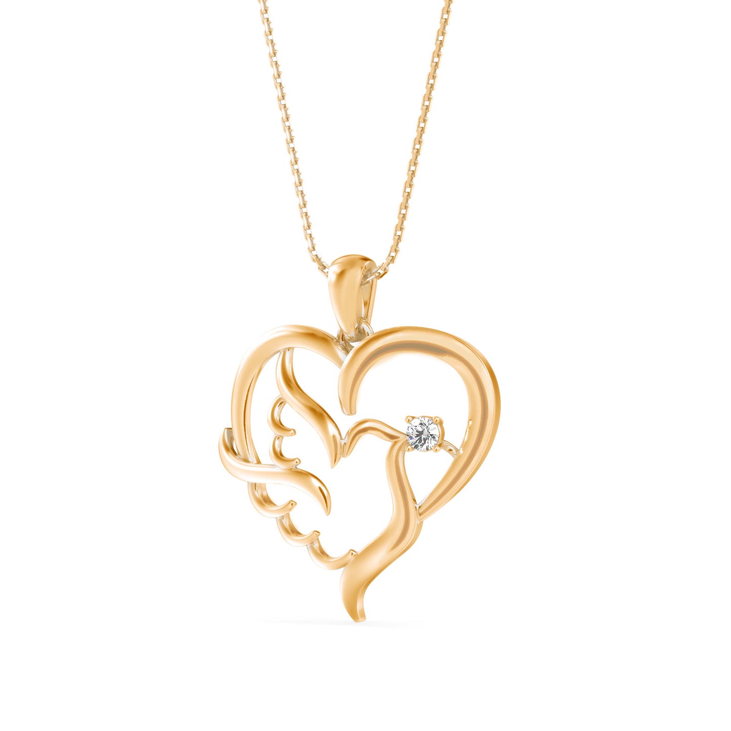 Emblem Diamond Pendant P1273