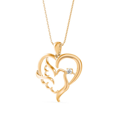 Emblem Diamond Pendant P1273