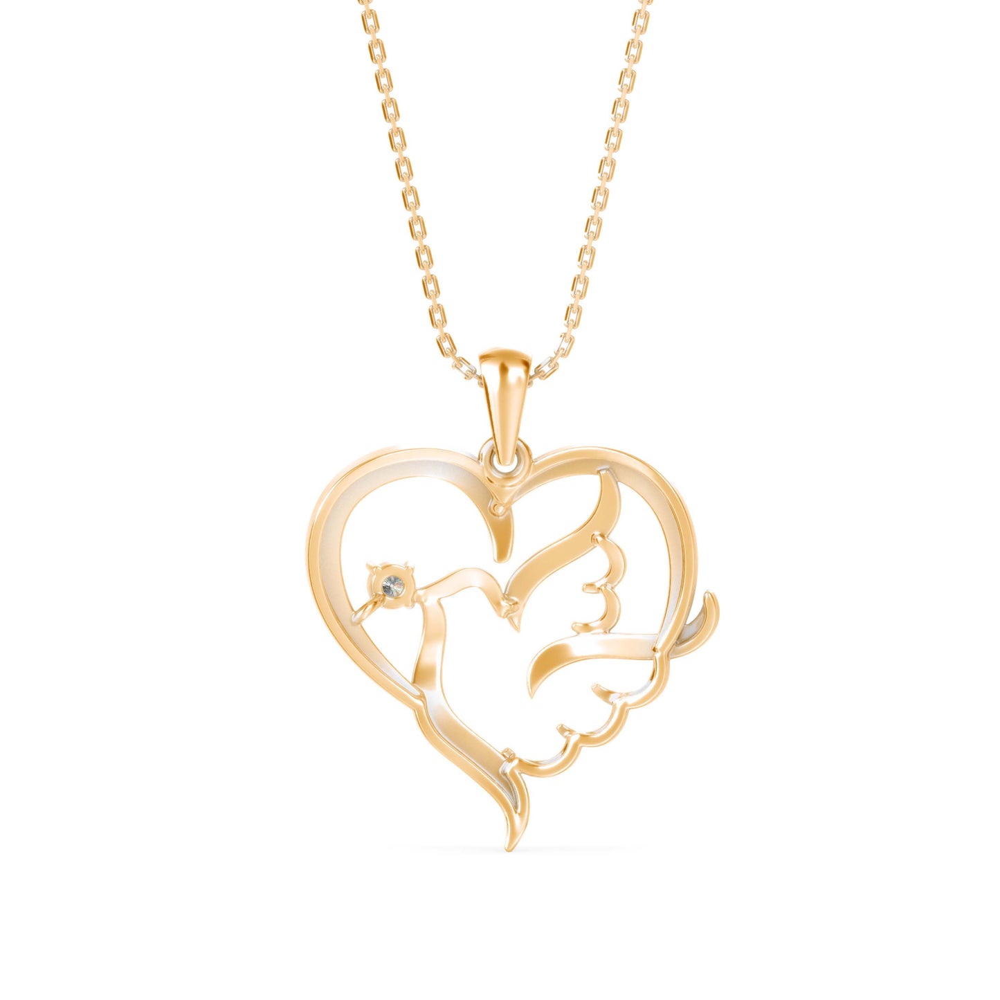 Emblem Diamond Pendant P1273