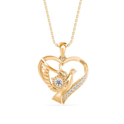 Emblem Diamond Pendant P1285