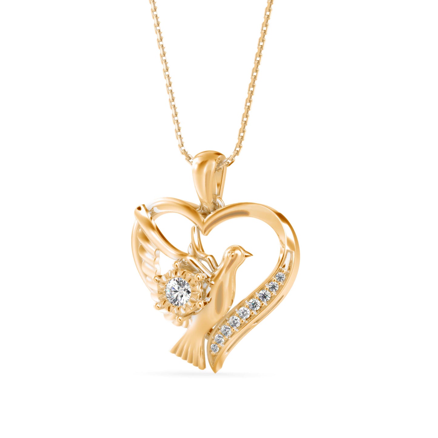 Emblem Diamond Pendant P1285