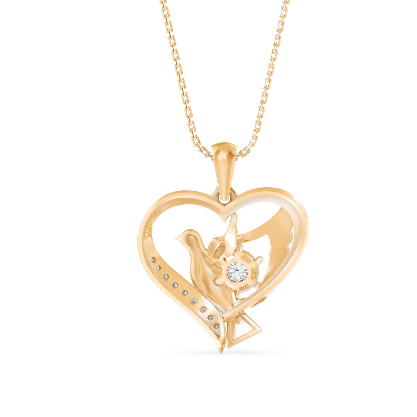 Emblem Diamond Pendant P1285