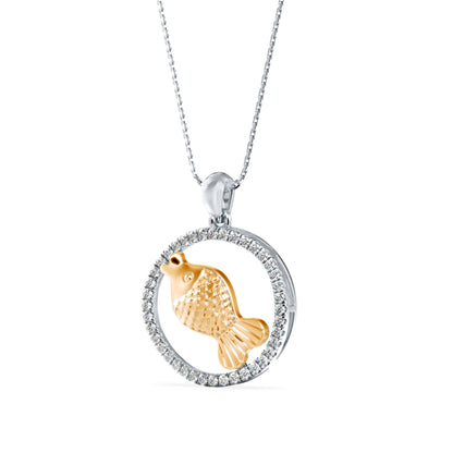 Emblem Diamond Pendant P1298